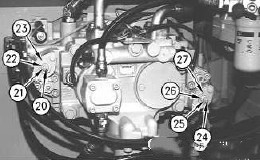 卡特挖機(jī)323D320D、液壓泵輸出壓力大?。ㄝ敵隽髁浚? 調(diào)整方法